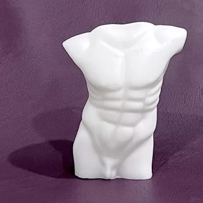 Мужской торс 2 3D, форма для мыла силиконовая Силиконовые формы