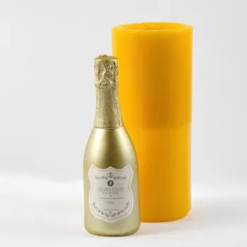 Шампанское 3D, форма для мыла силиконовая Силиконовые формы