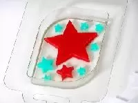 Прозрачное мыло с разноцветными вставками, сделанной при помощи декор-наборов, рецепт и мастер-класс с фото
