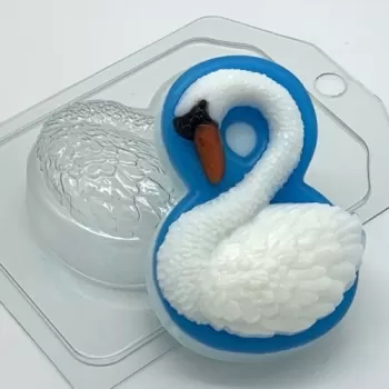 8 марта - Лебедь, форма для мыла пластиковая Пластиковые формы