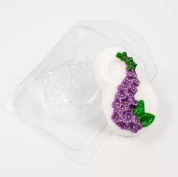 8 марта Сирень, форма для мыла пластиковая Пластиковые формы