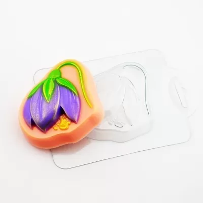 Летний цветок 2, форма для мыла пластиковая Пластиковые формы