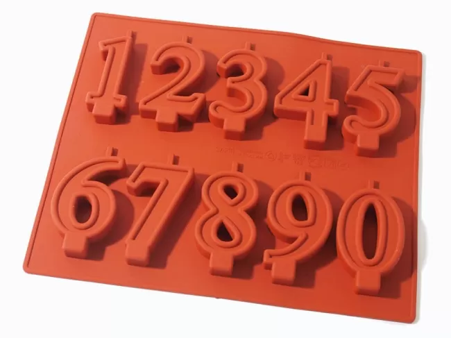 Цифры для торта, набор силиконовых форм для мыла Силиконовые формы