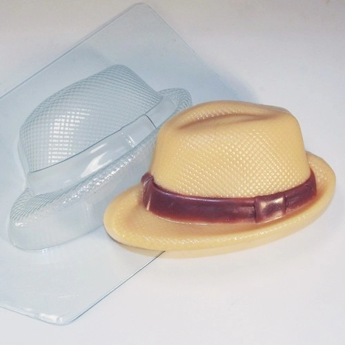 Шляпа (вид сбоку), форма для мыла пластиковая Пластиковые формы