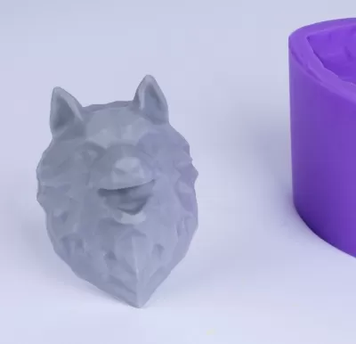 Волк, форма для мыла силиконовая Силиконовые формы