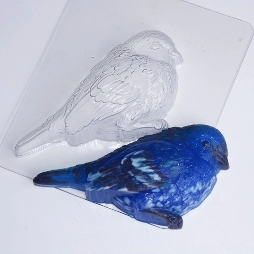 Птичка, форма для мыла пластиковая Пластиковые формы