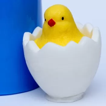 Цыпленок в яйце 3D, форма для мыла силиконовая Силиконовые формы