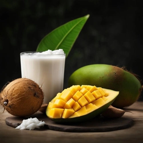 Манго и кокосовое молоко, отдушка по мотивам Candle Science Отдушки