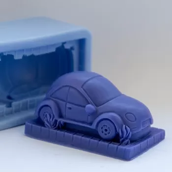 Машина 3D, форма для мыла силиконовая Силиконовые формы