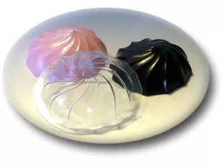 Зефир большой, форма для мыла пластиковая Пластиковые формы