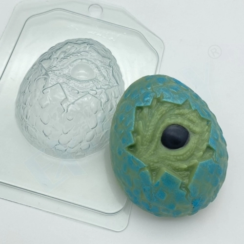 Дракон выглядывает из яйца, форма для мыла пластиковая Пластиковые формы