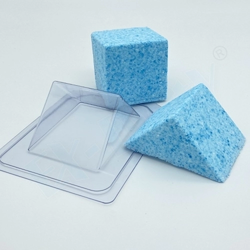 Куб 60 (половинка), форма для мыла пластиковая Пластиковые формы