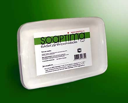 SOAPTIMA База для скрабов, фасовка по 1кг Мыльные основы