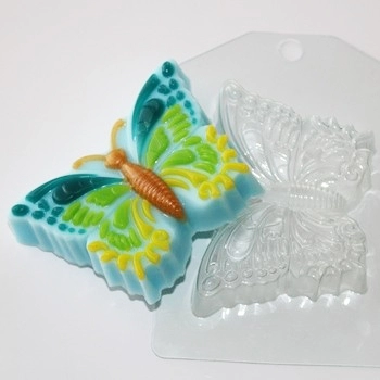 Бабочка, форма для мыла пластиковая Пластиковые формы