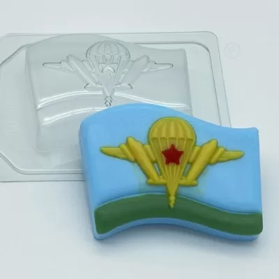 Флаг - ВДВ, форма для мыла пластиковая Пластиковые формы