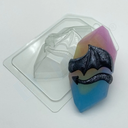 Кристалл дракона, форма для мыла пластиковая Пластиковые формы